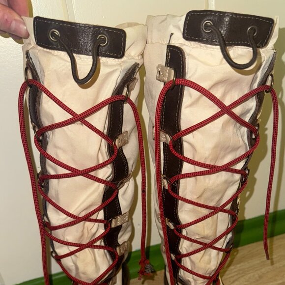 Pajar Boots US 7-7.5 Lace Up Sherpa Lined Tall Winter Snow EUR 38 - Picture 4 of 7